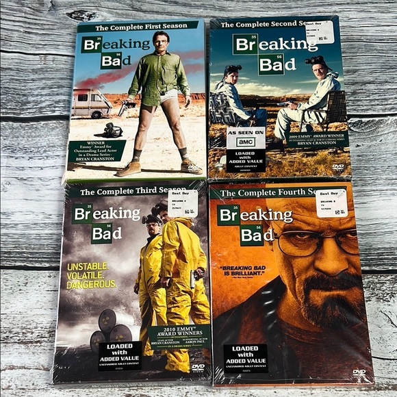 Breaking Bad DVD Box Set Complete Season 1-4 ( Season 2-4 are brand new) - Picture 1 of 12